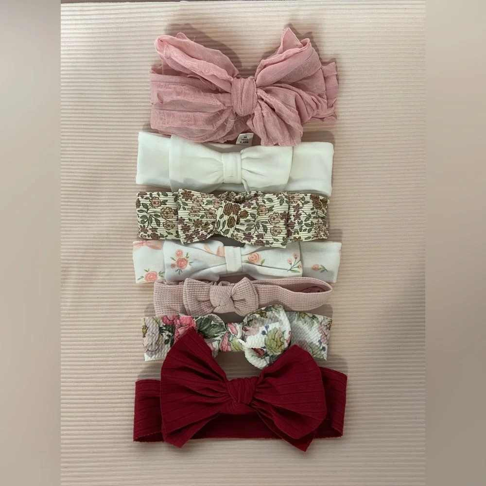 Assorted Colorful Baby Headbands Set